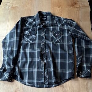 RARE Hurley x Pendleton USA Virgin Wool Flannel Western Shirt - Medium